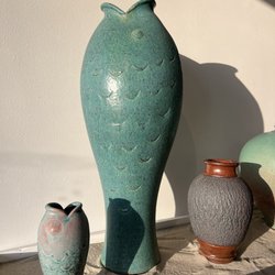 海辺にあるアトリエで