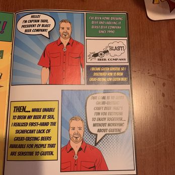 Southernmost Pint Brewpub - A page from their cartoon infographic.  They have a great sense of humor! - Brewpubs Near Me - Key West, Florida