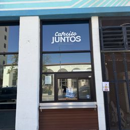 Exterior outside entrance of Cafecito Juntos - Bakersfield, California Exterior outside entrance of Cafecito Juntos - Bakersfield, California