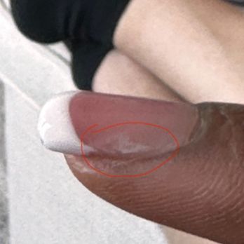 Gossip & Nail Spa - Nail polish smear. - Eyelash Service Near Me - Pittsburgh, Pennsylvania