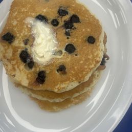 Blueberry pancakes Blueberry pancakes