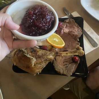 Tree's Restaurant and Catering - Fresh cranberry sauce with tender Turkey plus a lil' prime rib too - Cajun/Creole Near Me - Sherwood, Oregon