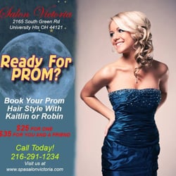 Salon Victoria - Ready for PROM!!! Call for an appointment today 216-291-1234