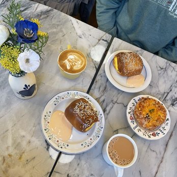 Butter & Blue - Spam & egg bun, hashbrown and egg bun with spicy mayo - Cafes Near Me - Toronto, Ontario