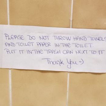 Swans Chinese Restaurant - No Toilet paper, paper towel, or any paper product in the toilet. - Chinese Near Me - Kilkenny, KK