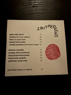 Menu photo 8 Smithereens New York, NY Menu photo 8 Smithereens New York, NY