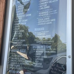 Oak Street Bakery - Menu from drive thru