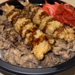 Matsuzaka-Tei - Pearl City - Shrimp Tempura Beef Rice Bowl