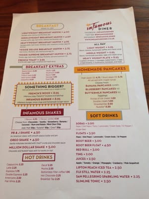 Menu photo 3 Infamous Diner Manchester, XGM Menu photo 3 Infamous Diner Manchester, XGM