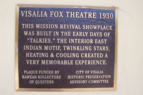 Visalia Fox Theatre by null