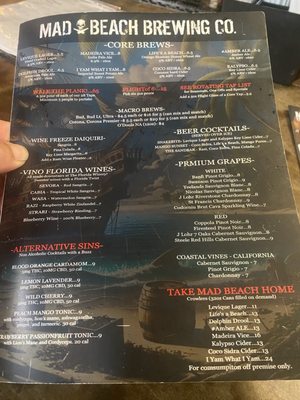 Menu photo 5 Mad Beach Craft Brewing Madeira Beach, FL