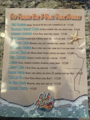 Menu photo 1 Old Florida Bar & Grill Jupiter, FL