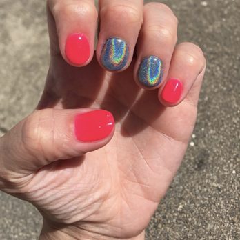 Nailworkz - Powder dip nails - Nail Salons Near Me - Hull, Massachusetts