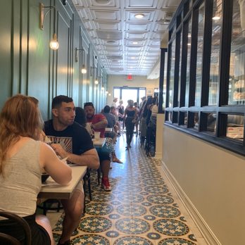 Sanguich - Look towards the front of the restaurant from the back - Cuban Near Me - Miami, Florida