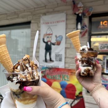 Us Mr Ice Cream - Reese's cup and Oreo sundaes - Ice Cream & Frozen Yogurt Near Me - Lawrence Township, New Jersey