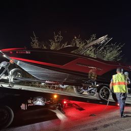 Flatbed they sent out within an hour