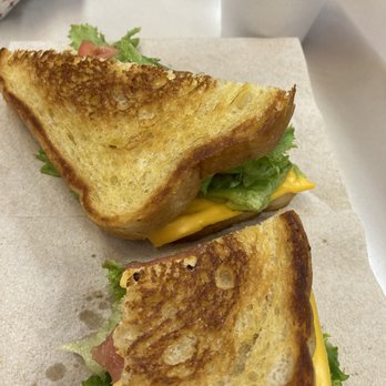 Steak 'n Shake - Grilled cheese- I added lettuce and tomato - Burgers Near Me - Victorville, California