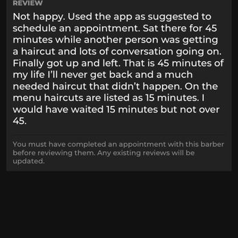 Gary's Barber Shop - Review I couldn't post. - Barbers Near Me - Brookfield, Connecticut