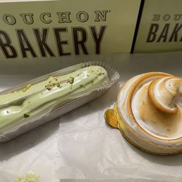 Pistachio Eclair and Lemon Tart Pistachio Eclair and Lemon Tart