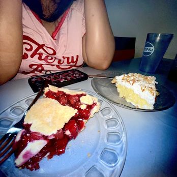 Debbie's Restaurant & Pie Shoppe - Slice Cherry Pie & Slice Coconut Cream Pie - Breakfast & Brunch Near Me - San Marcos, California Debbie's Restaurant & Pie Shoppe - Slice Cherry Pie & Slice Coconut Cream Pie - Breakfast & Brunch Near Me - San Marcos, California