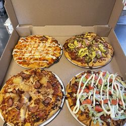 Lakebound Pizza - Pizza flight