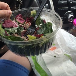 This is after I had been eating for about 10-15 minutes. This salad was huge!!!!