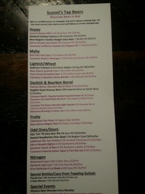 Menu photo 5 Sconni's Alehouse & Eatery Schofield, WI