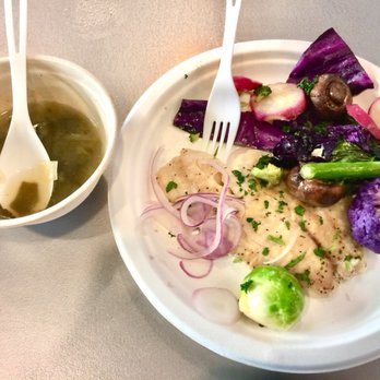 Crossroads - Italian Wedding Soup + Fish + Roasted Vegetables - Buffets Near Me - Berkeley, California