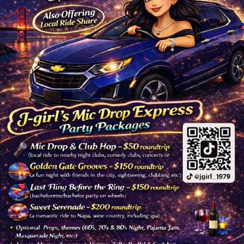 Jgirl's Mic Drop Express - Car Share Services Near Me - San Jose, California Jgirl's Mic Drop Express - Car Share Services Near Me - San Jose, California
