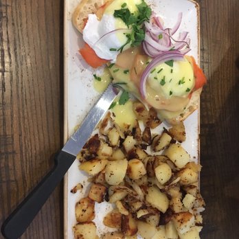 First Watch - Eggs Benedict with salmon - American Near Me - Chantilly, Virginia First Watch - Eggs Benedict with salmon - American Near Me - Chantilly, Virginia