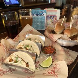 White Eagle Saloon - Tacos & pulled pork sliders.