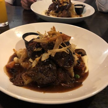 Huntsman Bar & Restaurant - Slow cooked beef over a bed of mashed potatoes. - Bars Near Me - Galway, G Huntsman Bar & Restaurant - Slow cooked beef over a bed of mashed potatoes. - Bars Near Me - Galway, G