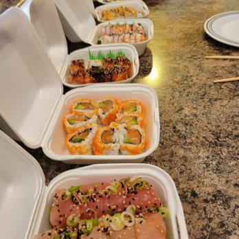 I Love Sushi - a variety of sushi dishes - Japanese Near Me - Edmonton, Alberta