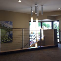 HealthPartners Clinic - Upstairs lobby is on the landing. Kind of a creative use of space.