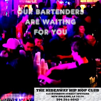 The Hideaway - a group of people at a bar - Dance Clubs Near Me - New Orleans, Louisiana The Hideaway - a group of people at a bar - Dance Clubs Near Me - New Orleans, Louisiana