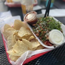 BURRITO BOWL with some chips