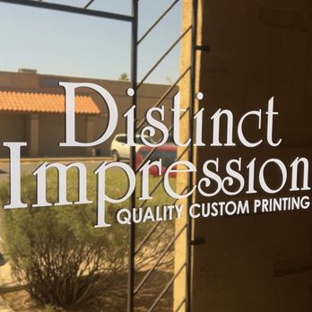 Distinct Impression - Custom Window Decals are sure to make for an inviting storefront entrance. - Screen Printing/T-Shirt Printing Near Me - Tucson, Arizona