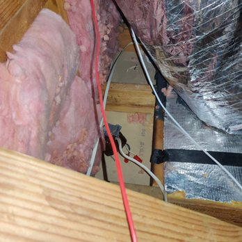 Superior Attic - Exposed hot wires now buried under insulation. - Insulation Installation Near Me - Southlake, Texas