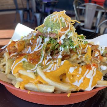 Sombrero Tacoria Nanuet - Nacho fries with chicken - Tacos Near Me - Nanuet, New York