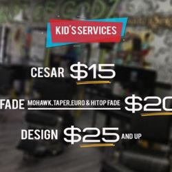 Handz Of Godz Barbershop - Kid Services