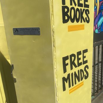 Free Books Free Minds - Outside of book exchange program. - Community Book Box Near Me - Oakland, California Free Books Free Minds - Outside of book exchange program. - Community Book Box Near Me - Oakland, California