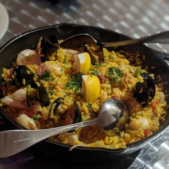 E B Latin Bistro - Paella del mar - Cuban Near Me - Plano, Texas