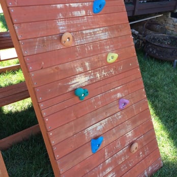 Charlotte Playsets - Terrible stain job. - Playsets Near Me - Charlotte, North Carolina