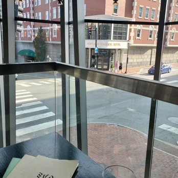 Evo - Intimate 2nd level 2 person table, great for people watching. - Tapas/Small Plates Near Me - Portland, Maine Evo - Intimate 2nd level 2 person table, great for people watching. - Tapas/Small Plates Near Me - Portland, Maine
