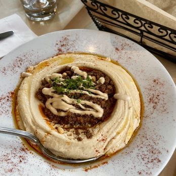 Oren's Hummus - Hummus Beef ($17) - Mediterranean Near Me - Cupertino, California Oren's Hummus - Hummus Beef ($17) - Mediterranean Near Me - Cupertino, California