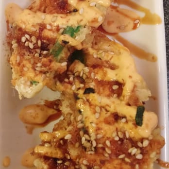 Yo Sushi - Deep fried jalapeño with spicy tuna and cheese and drizzled in sauce. This was actually the best item ordered. - Sushi Bars Near Me - Alameda, California Yo Sushi - Deep fried jalapeño with spicy tuna and cheese and drizzled in sauce. This was actually the best item ordered. - Sushi Bars Near Me - Alameda, California