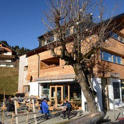 s' hirscheck - Außenbereich des Bistros