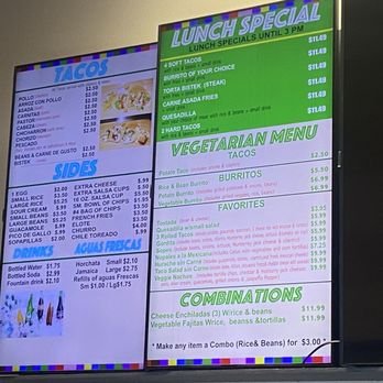 Tacos La Mexicana - Menu - Mexican Near Me - Las Vegas, Nevada Tacos La Mexicana - Menu - Mexican Near Me - Las Vegas, Nevada