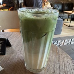 Iced Sugar Cookie Matcha Latte which