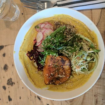 Launderette - Vegan dish: The Sunshine - New American Near Me - Austin, Texas
